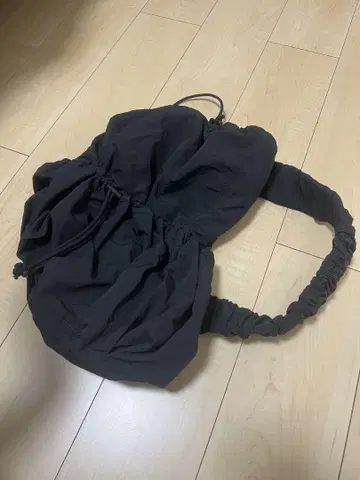 TODAYFUL 나일론 개더백 블랙 숄더백