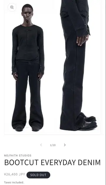NO/FAITH STUDIOS BOOTCUT EVERYDAY DENIM
