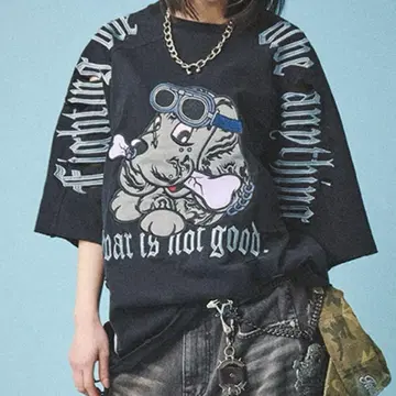 GALFY 갈피 병에 물든 반전 T셔츠