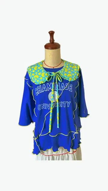 Champion 리메이크 셔츠 (blue)