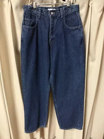 쿠티 데님 배기 팬츠