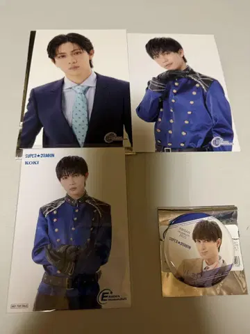 SUPER DRAGON 다나카 코우키 쟝 카이토 엽서 캔뱃지 입장자 혜택