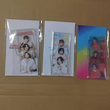 NEWS 집합 아크릴 스탠드 NEWS EXPO JAPANEWS 3종 세트