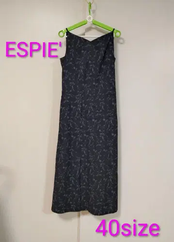 이토킨 ESPIE 슬리브리스 꽃무늬 롱 원피스 드레스