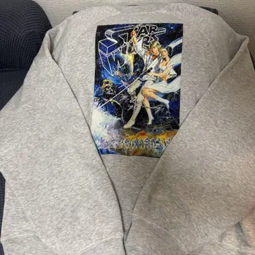 새상품 트레이닝복 L 포스터 아트 루크 스타 워즈 맨투맨 속기모