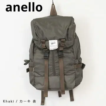 [anello] 고밀도 나일론 백팩 카키