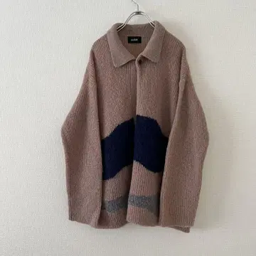 [ 새상품급 ] soduk / drawing knit brown