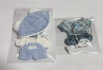 이츠누이 오키가에 시리즈 차이나 곰 귀 체크 코디 라이트 블루