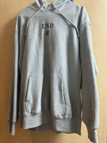 UNDEFEATED 21AW/ICON 풀오버 후드 L 그레이