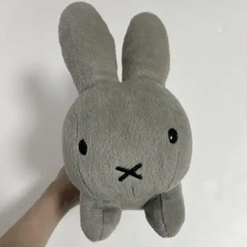 브루나 미피 봉제 인형 그레이
