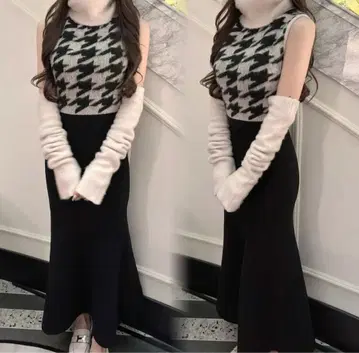 Lumignon 원피스 암 터틀넥