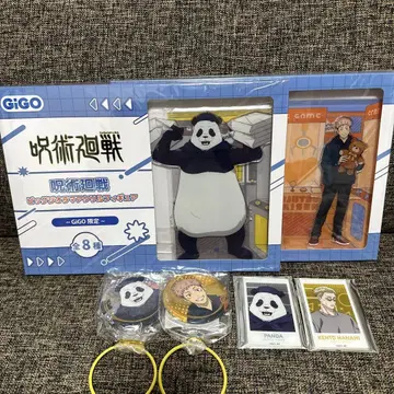 GIGO 한정 주술회전 빅 디오라마 아크릴 피규어 캔뱃지