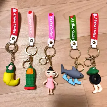 새상품 이탈리아 레인 로트 툰툰툰 서풀 키링 세트