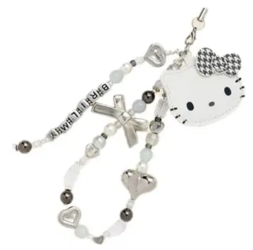 HELLO KITTY x BRILMY 거울 포함 비즈 스트랩