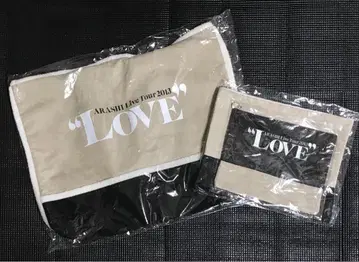 아라시 LOVE 토트백 파우치 미사용