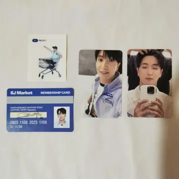 SUPERJUNIOR SJ Market 트레이딩 카드 스티커 이특