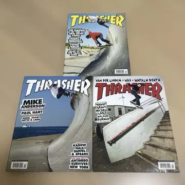 THRASHER MAGAZINE 트레셔 매거진 3권 묶음 판매