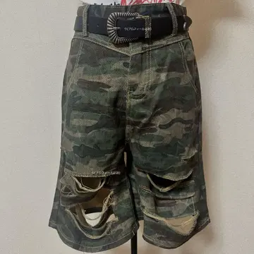 카모플라쥬 하프 팬츠 여성용