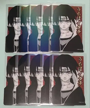 NARUTO 우치하 이타치 홀로 클리어 카드 10장 세트