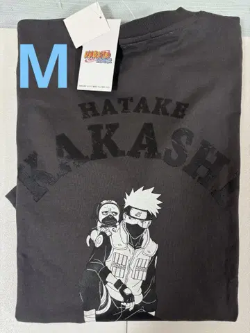 [ 새상품 ] [ M 사이즈 ] 카카시 T셔츠 NARUTO 돌풍전