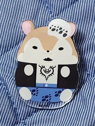 ONE PIECE 원피스 쫀득 햄스터 배지 로우