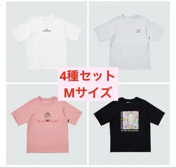 UNIQLO POPMART UT 러브브 유니클로 M 4장 세트