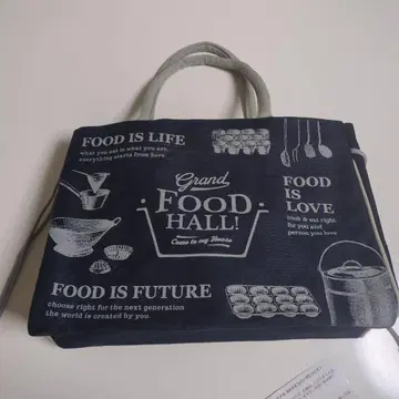 GRAND FOOD HALL! Mart x 그라호 에코백 네이비 S