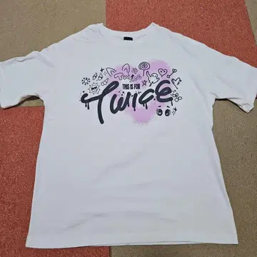 TWICE THIS IS FOR 티셔츠 M 사이즈 화이트