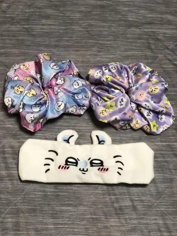 치이카와(먼작귀) 스크런치 헤어밴드 컬렉션 모몽가