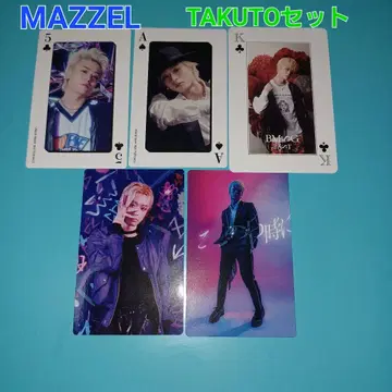MAZZEL TAKUTO 트레이딩 카드 5장 세트