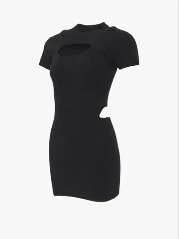 theredthread S slit open dress mini