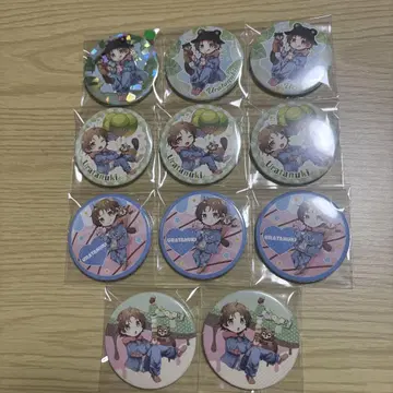 우라타누키 캔뱃지 타누완