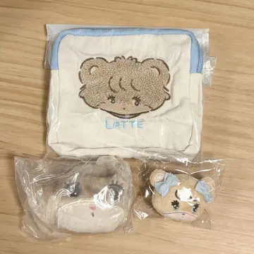 mikko 캐릭터 가챠가챠 (라떼 3종 세트)