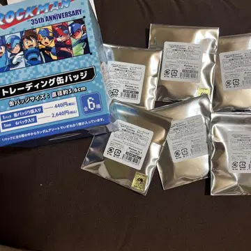 록맨 35주년 캔뱃지 BOX