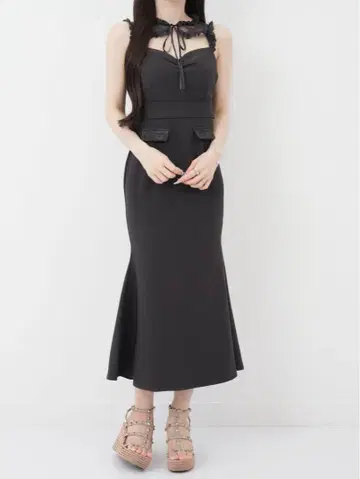 Classical lace lady dress