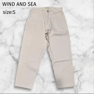 WIND AND SEA 데님 팬츠 청바지 아이보리