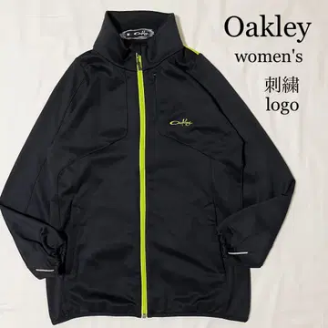 Oakley 오클리 자수 로고 트랙 자켓 사이클링 저리 블랙