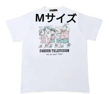 24시간 TV 명탐정 코난 셔츠 화이트 M 사이즈