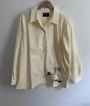 ERD 18ss white embroidery shirt