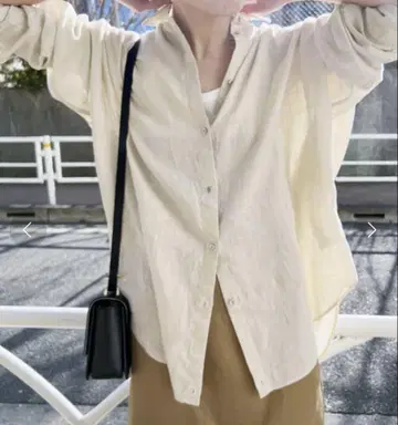 스픽 앤 스팬 80 린넨 카슈쿨 빅 셔츠