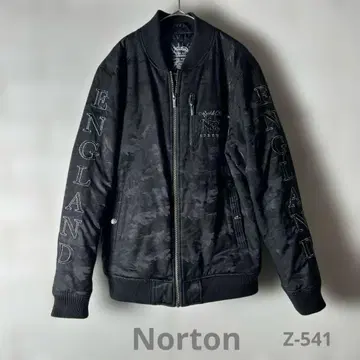 [노턴] NORTON 빅 로고 자켓(M) 블랙 남성용 카모플라쥬