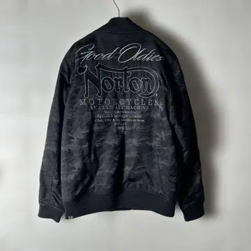 [노턴] NORTON 빅 로고 자켓(M) 블랙 남성용 카모플라쥬
