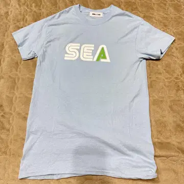 Wind And Sea 윈드앤씨 티셔츠 S 사이즈 스카이블루 라이트 블루