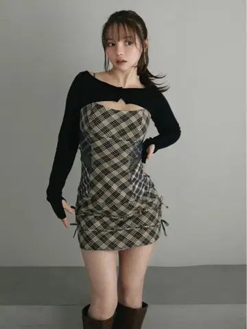 ANDMARY Aine set mini dress beige S