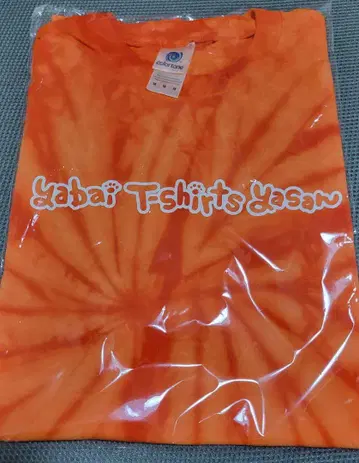 야바T 스파이더 오렌지 타이다이T셔츠