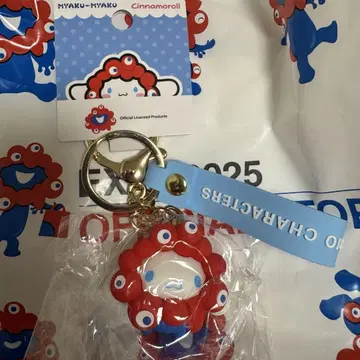 새상품 오사카 만박 회장 한정판 미야쿠미야쿠 산리오 키링 시나모롤