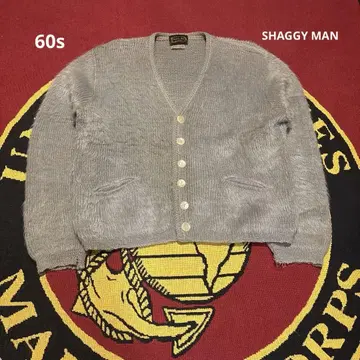 Special!60s SHAGGY MAN 모헤어 가디건 샤기