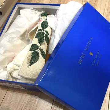 24.5cm BEAMS 룰루 멜리 오페라 슈즈 빔즈 아이보리