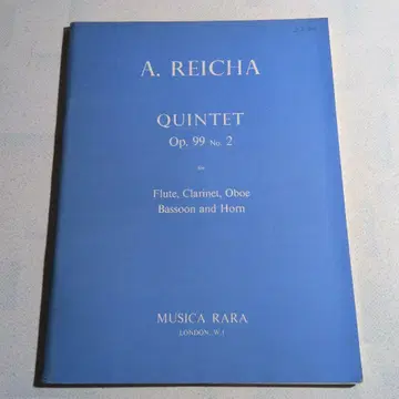 A 라이히 목관 오중주곡 Op. 99 No. 2 MUSICA RARA