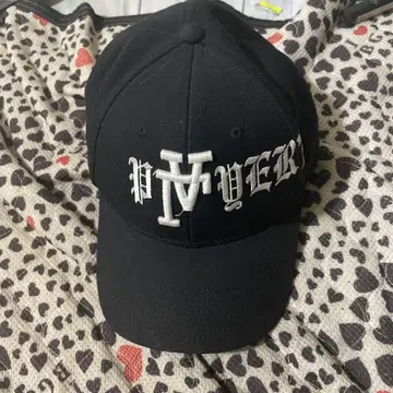 자수 로고 블랙 야구 모자